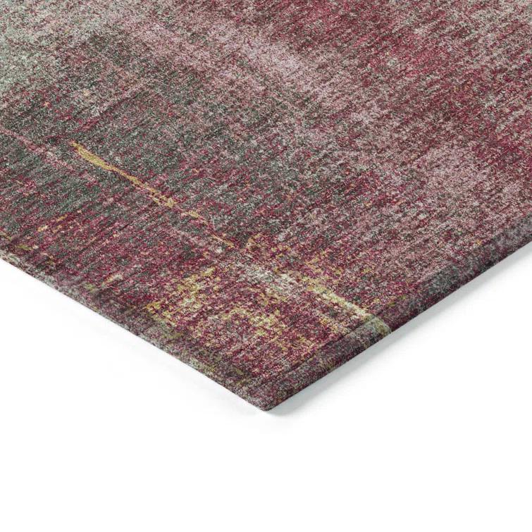 Machine Washable Indoor/Outdoor Christain ACN1354 Blush Rug