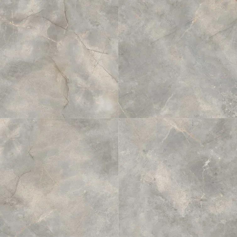 Signature 47.24 In. X 47.24 In. Marble Look Satin Porcelain Floor And Wall Tile (30.98 Sq. Ft. / Case)