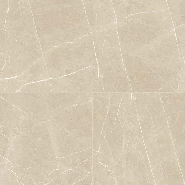 Signature 47.24 In. X 47.24 In. Marble Look Satin Porcelain Floor And Wall Tile (30.98 Sq. Ft. / Case)