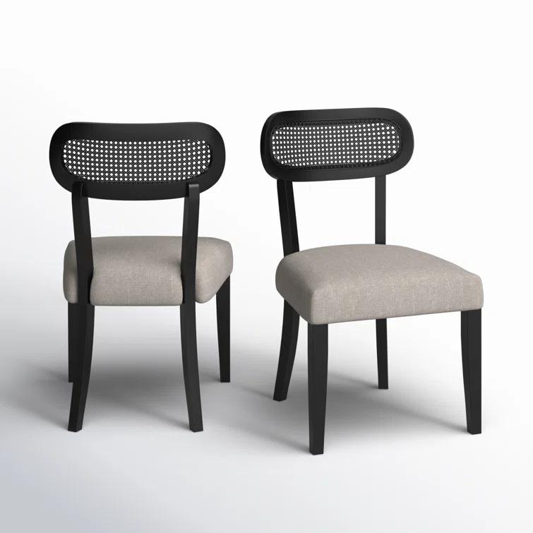 Kosas Home Italo Dining Chair Oatmeal Set of 2