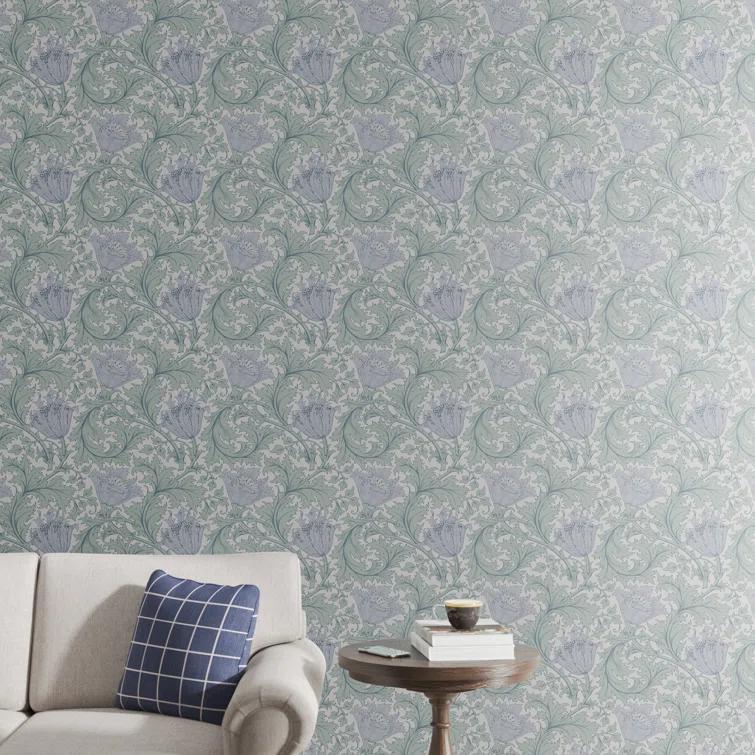 Anemone Modern Floral Wallpaper