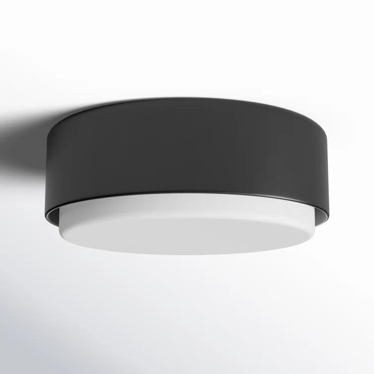 Fitzgerald 2 Light Glass Flush Mount