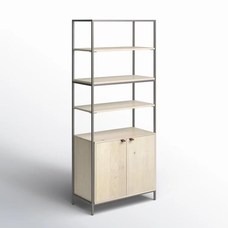 Graham Open Bookcase with Doors (35")