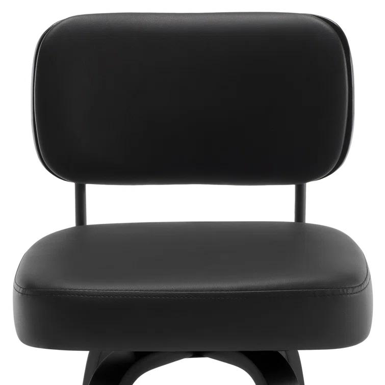 Logreira Swivel Upholstered Counter & Bar Height Stool (Set of 2)