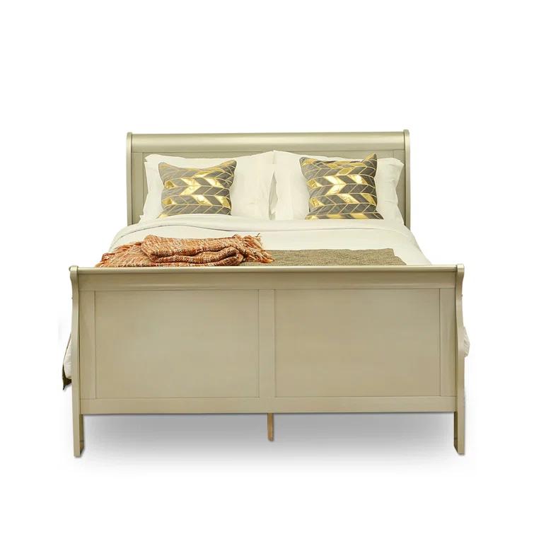 Axel Solid Wood 2 Piece Bedroom Set
