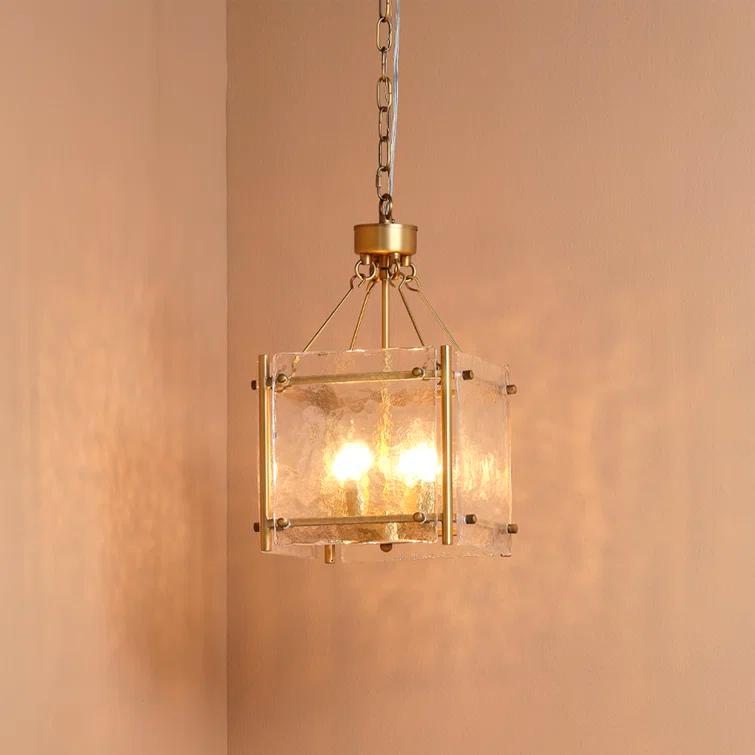 Jamie Young Company Glenn 4 - Light Dimmable Square/Rectangle Chandelier