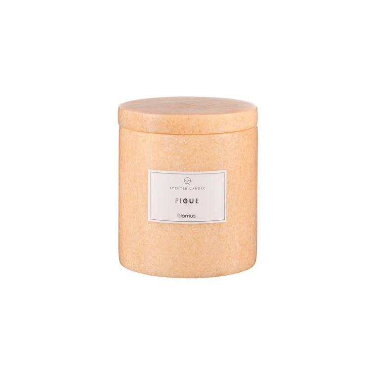 Blomus FRABLI Scented Candle w/Marble Container - Large - Fig Fragrance