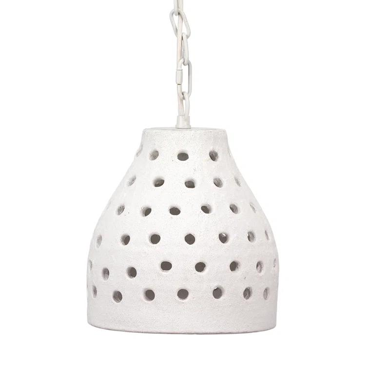 Pristina Single Light Ceramic Dimmable Pendant