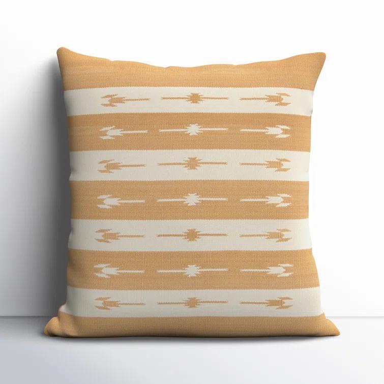 Estela Striped Cotton Throw Pillow