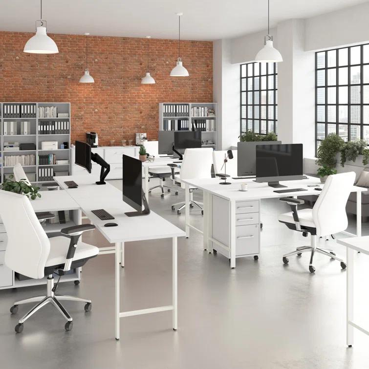 Bush Business Furniture Hustle 60W X 30D Computer Desk And Storage Cabinet With Drawers And Shelves
