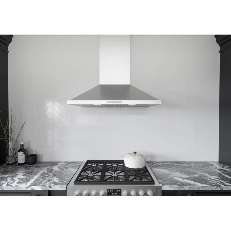 Zephyr Venezia 36" 700 CFM Wall Mount Range Hood with LED Light in Stainless Steel
