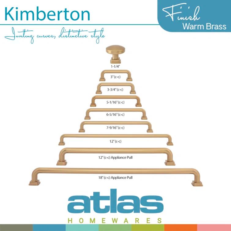 Atlas Homewares Kimberton 3" Center To Center Bar Pull | Wayfair