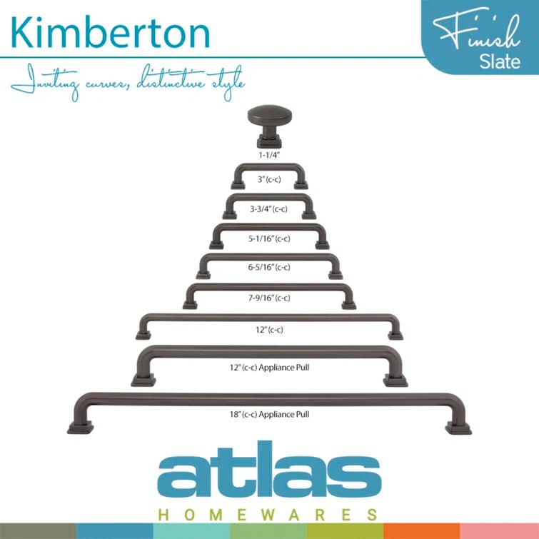 Atlas Homewares Kimberton 3" Center To Center Bar Pull