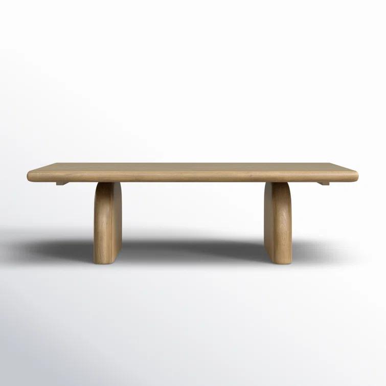 Sorrento Rectangular 54'' Brown Solid Oak Coffee Table