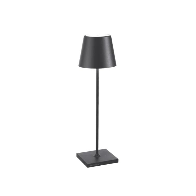 Dark Grey Cordless Adjustable Outdoor LED Table Lamp