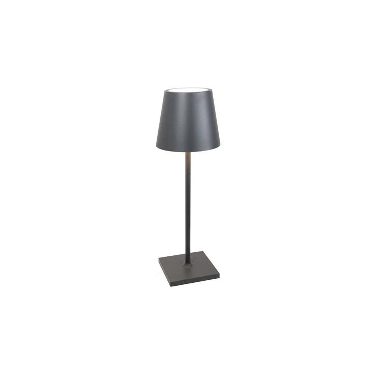 Dark Grey Cordless Adjustable Outdoor LED Table Lamp