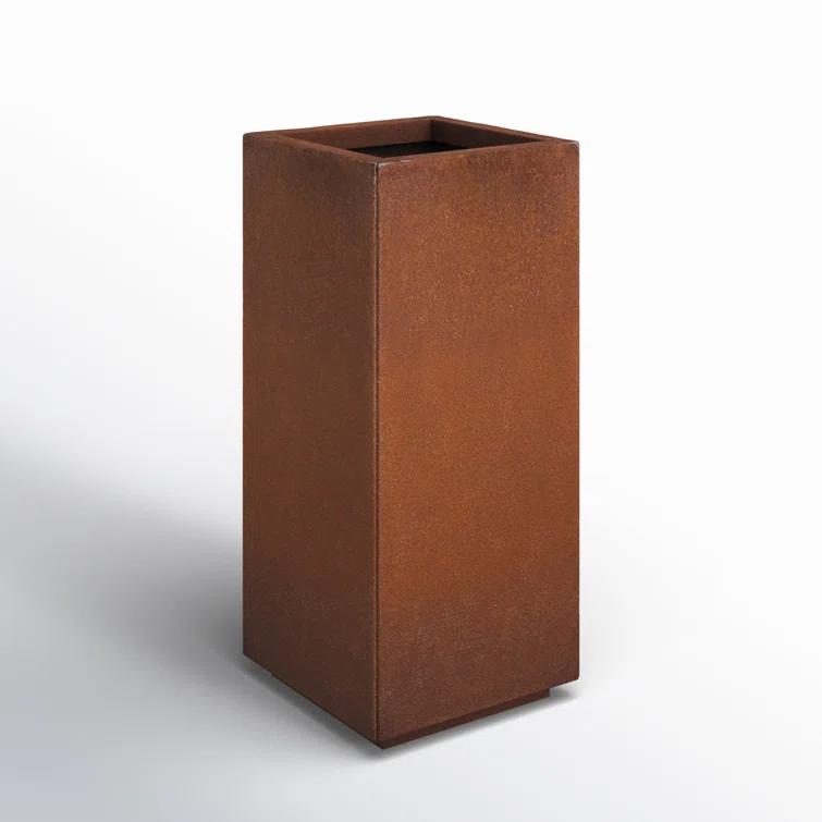 Corten Steel Series Pedestal Planter
