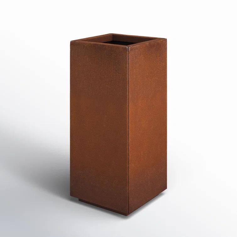 Corten Steel Series Pedestal Planter
