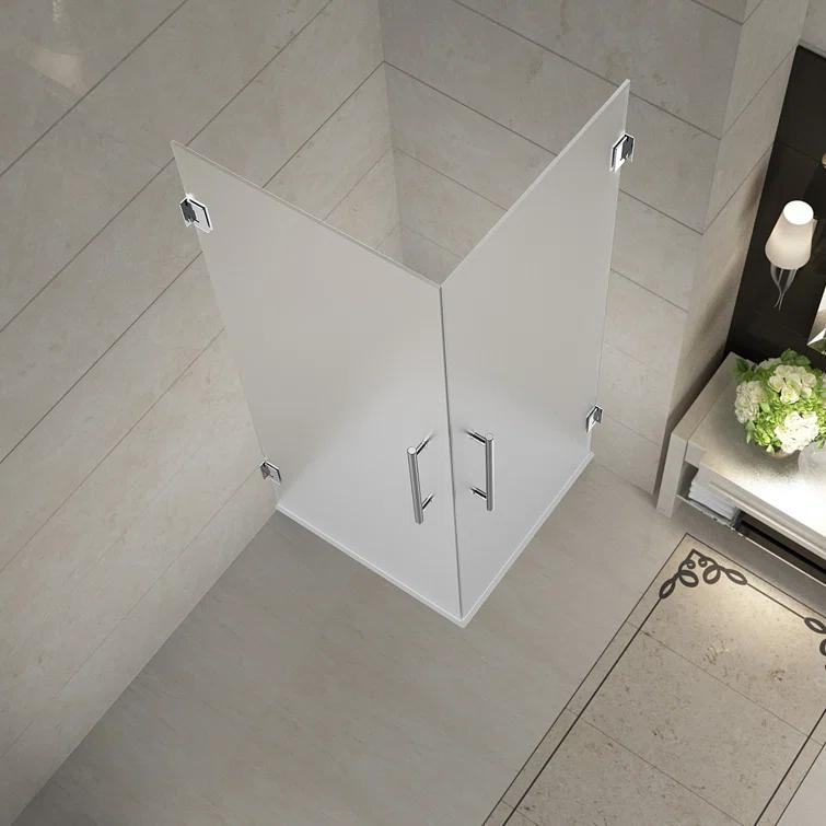 Vanora 30" x 72" Square Hinged Shower Enclosure