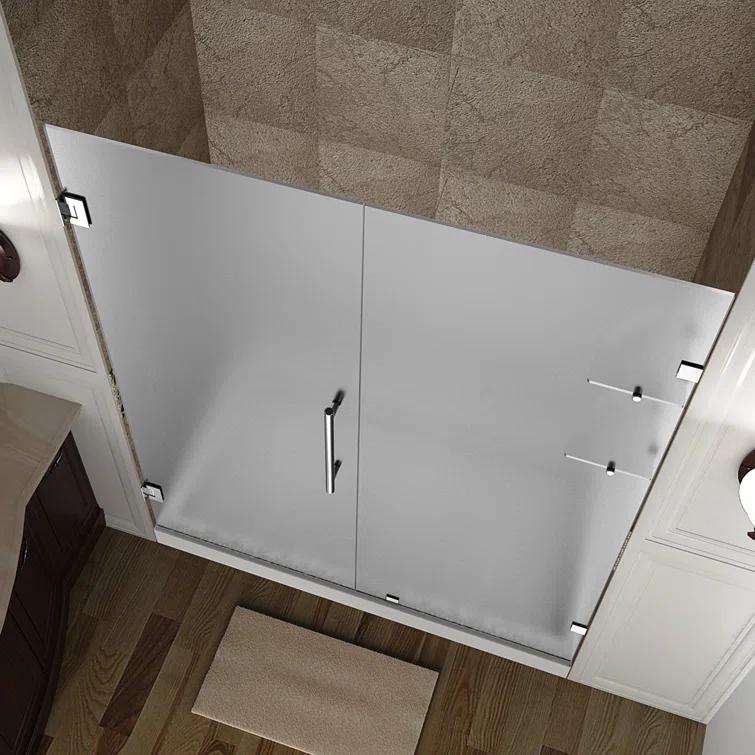 Nautis GS Hinged Frameless Shower Door