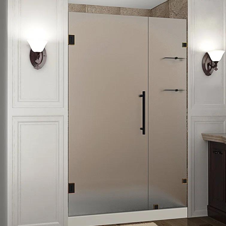 Nautis GS 43 x 72 Hinged Completely Frameless Shower Door