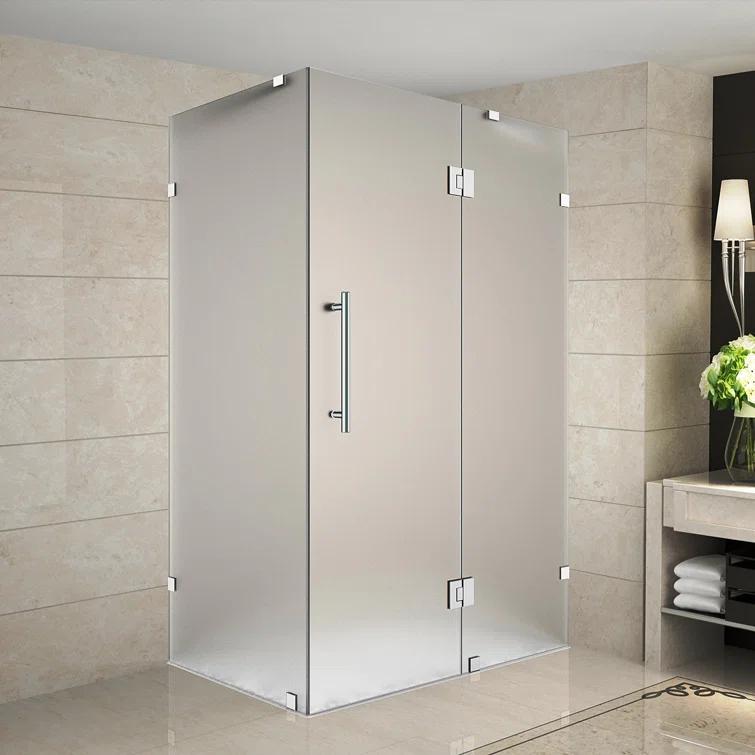 Aston Avalux Rectangle Hinged Shower Enclosure SEN987F-CH-4038-10
