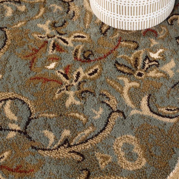 Heritage Traditional Floral Scroll Vines Indoor Or Area Rug