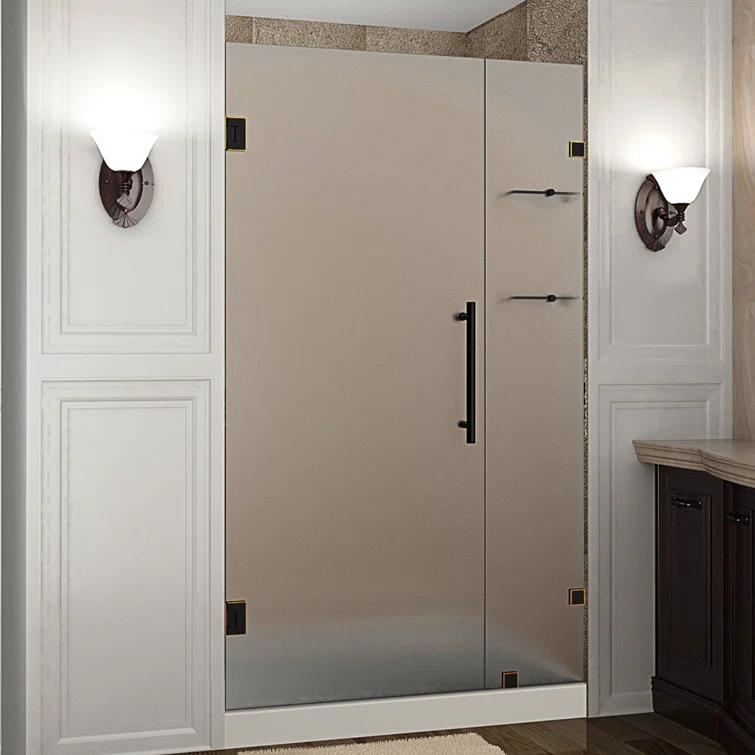 Nautis GS Hinged Frameless Shower Door