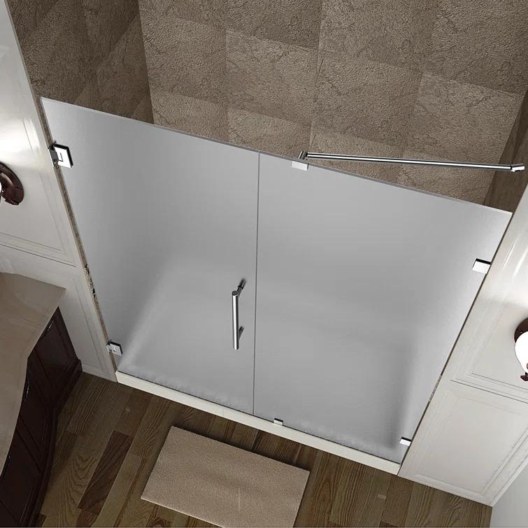 Aston SDR985F-CH-60-10 Nautis 30" W x 72'' H Hinged Frameless Shower Door