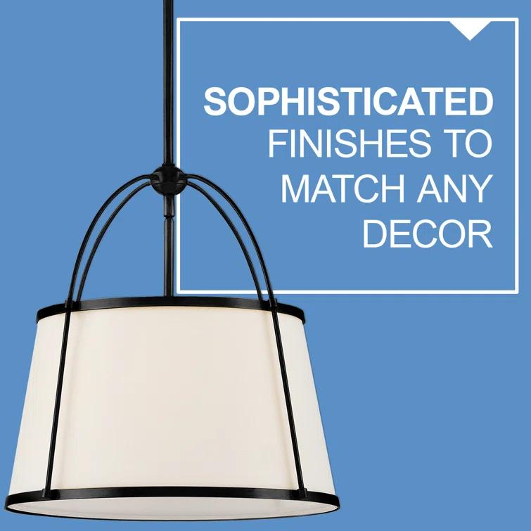 Hinkley Clarke Large Drum Two-Tone Pendant