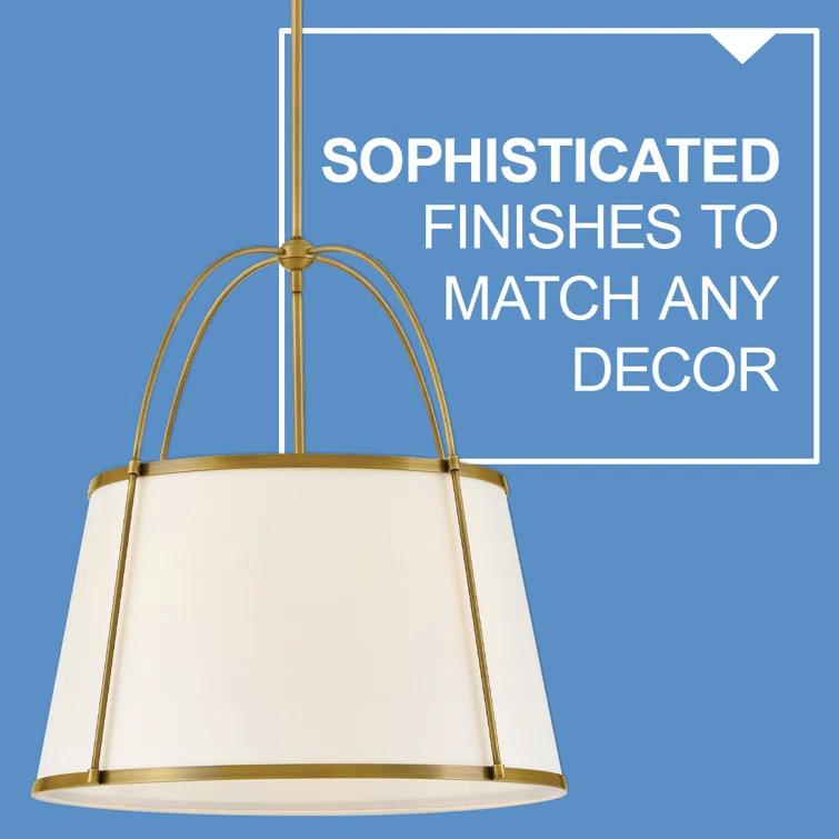 Hinkley Clarke Drum Two-Tone Chandelier Pendant