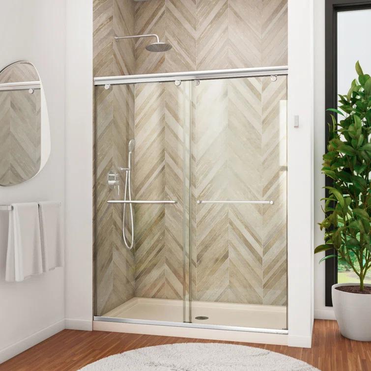 Charisma 60" x 36" x 72" Sliding Frameless Shower Door