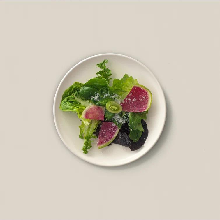 JoyJolt JoyJolt Mesa 6pc Stoneware 8" Salad plate set (Set of 6)