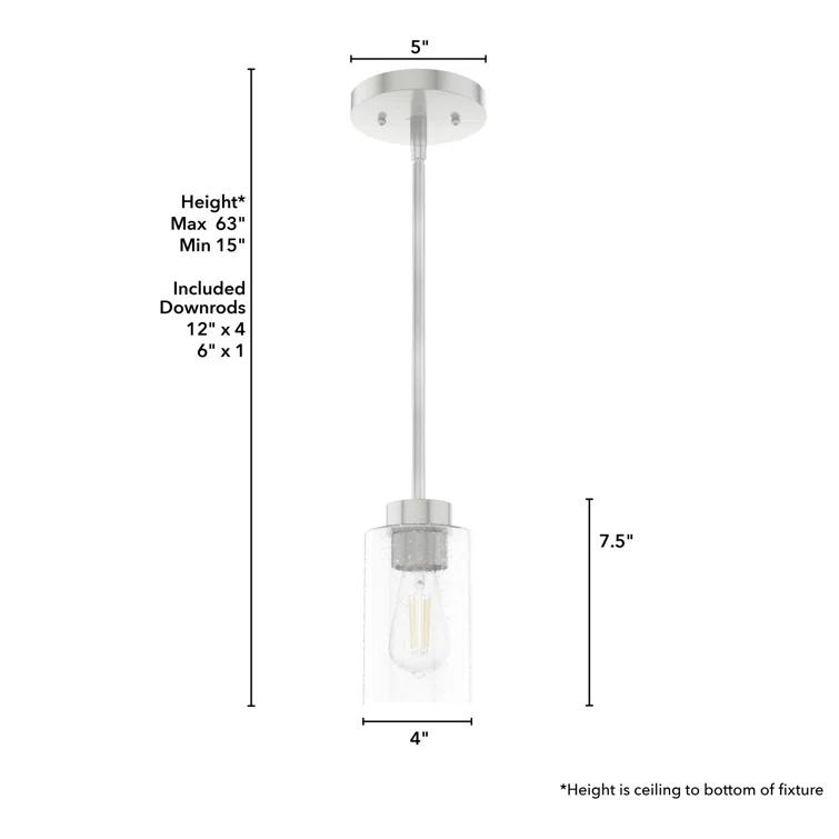 Hartland 1 - Light Single Jar Pendant