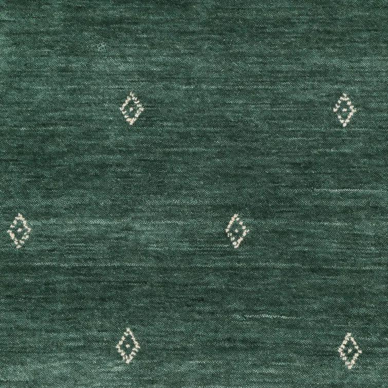 Cyrena Hand-Loomed Wool Rug - Green / 9' x 12'