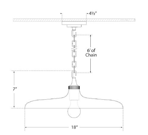Piatto Polished Nickel and White LED Pendant Light