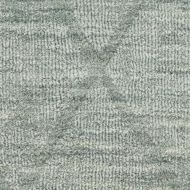 Nourison Wool Haven Blue Modern Wool Indoor Rug