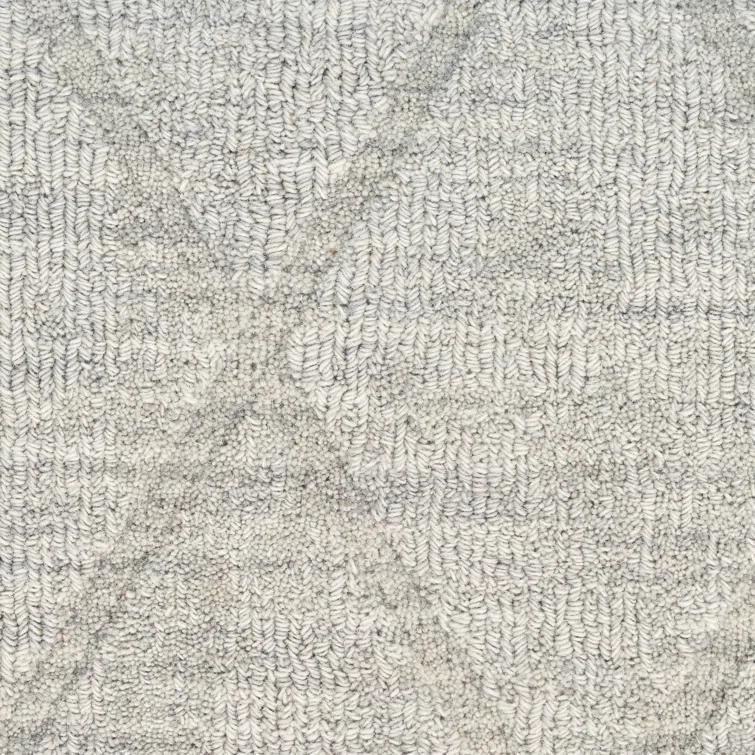 Nourison Wool Haven Grey Modern Wool Indoor Rug