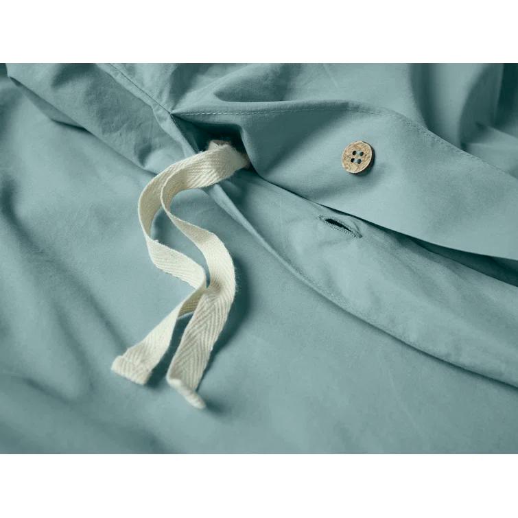 Refined Organic Percale Duvet Cover