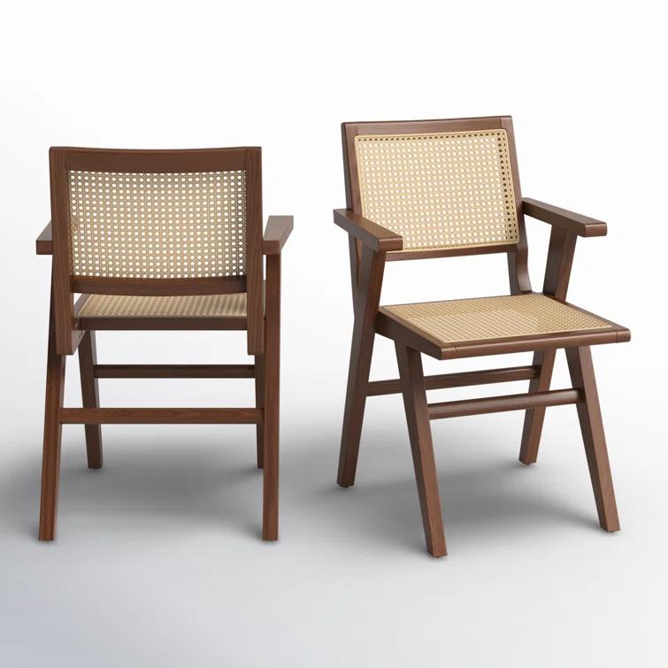AllModern Atticus 18.10'' H Ash Armchair (Set of 2)