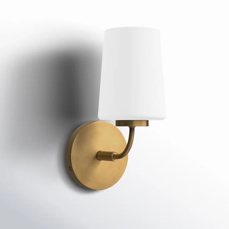 Fitz Single Frosted Dimmable Bath Sconce
