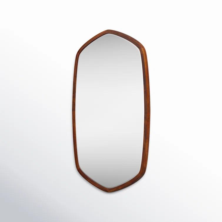Glover Wood Hexagon Wall Mirror