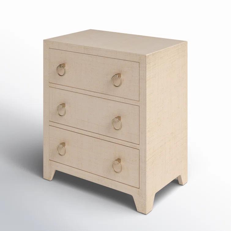 Butler Specialty Company Bar Harbor Natural Raffia 3 Drawer Chest - Natural