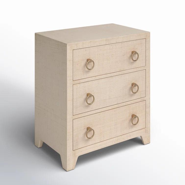 Butler Specialty Company Bar Harbor Natural Raffia 3 Drawer Chest - Natural