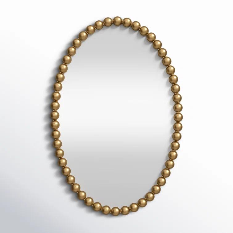 Sanne Metal Oval Wall Mirror