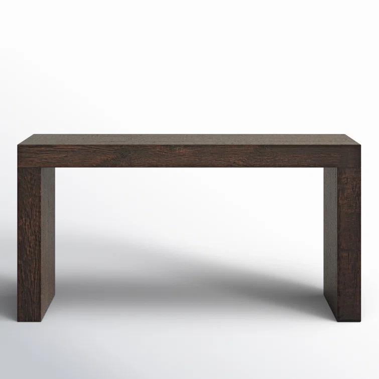 Adams Console Table Rustic Brown