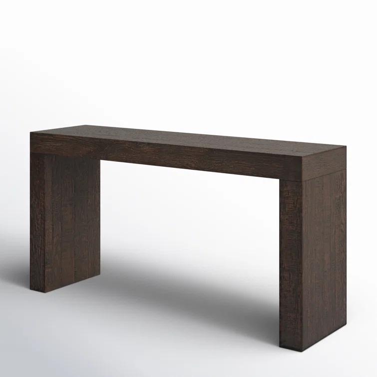 Adams Console Table Rustic Brown