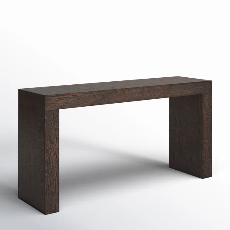 Adams Console Table Rustic Brown