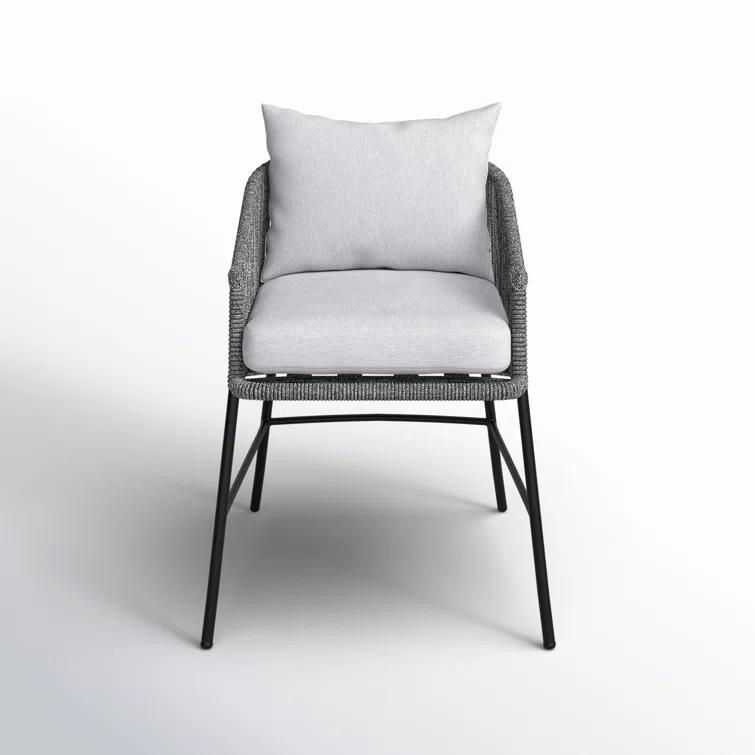 Margit Outdoor Dining Armchair with Cushion