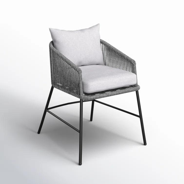Margit Outdoor Dining Armchair with Cushion